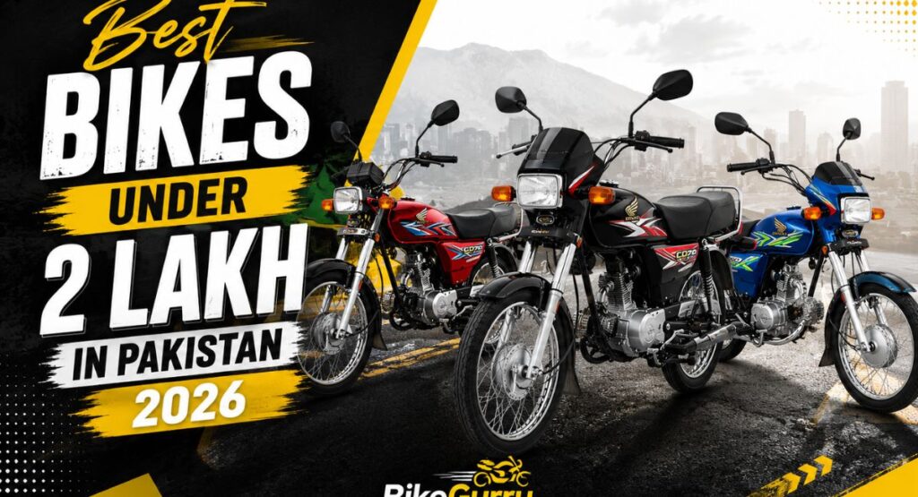 Best Bikes Under 2 Lakh in Pakistan 2026