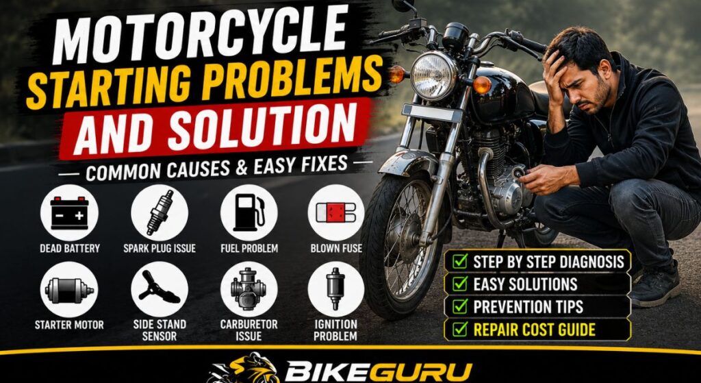 Motorcycle Starting Problems and Easy Fixes