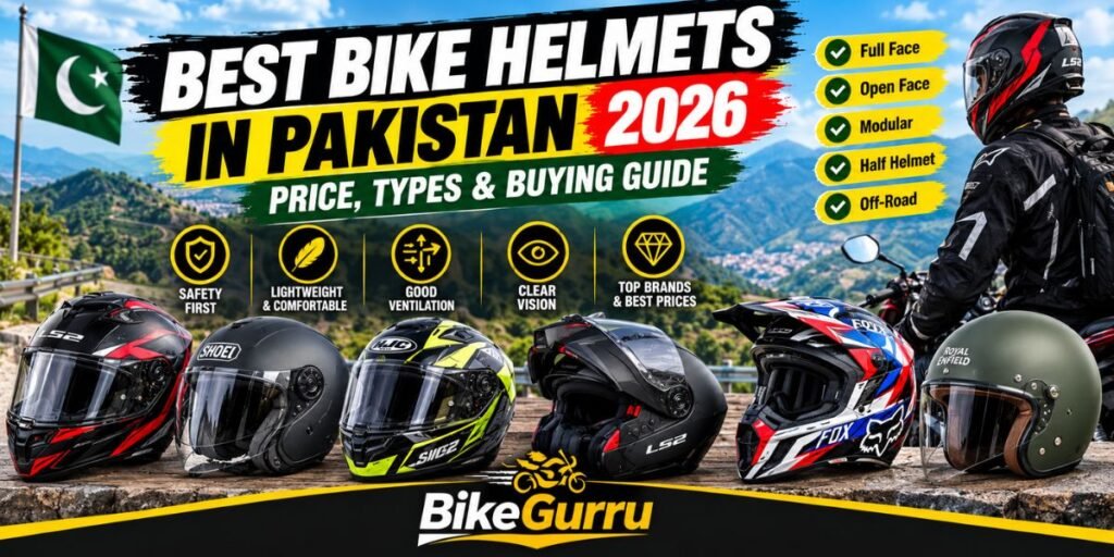 Best Bike Helmets in Pakistan 2026: Price & Types